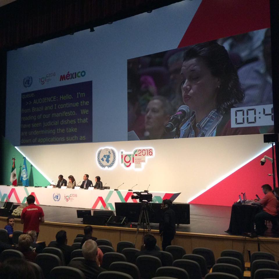 Renata Mielli, do Barão de Itararé e FNDC, fala no IGF